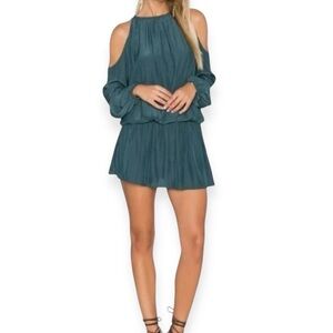 Ramy Brook  Cold-Shoulder Blouson Dress